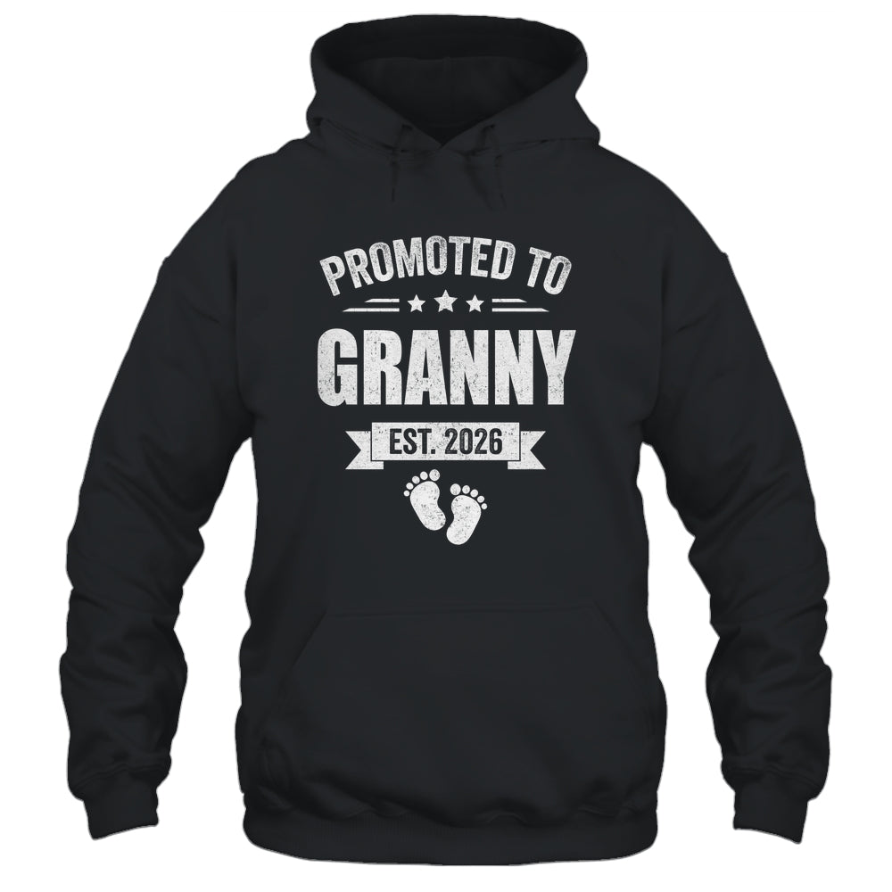 Promoted To Granny Est 2026 Mothers Day First Time New Shirt & Hoodie | siriusteestore
