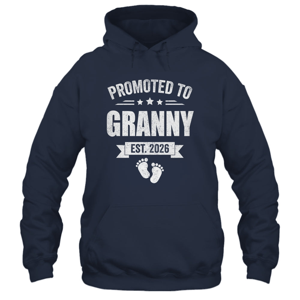 Promoted To Granny Est 2026 Mothers Day First Time New Shirt & Hoodie | siriusteestore
