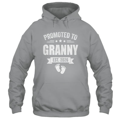Promoted To Granny Est 2026 Mothers Day First Time New Shirt & Hoodie | siriusteestore