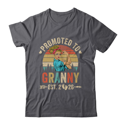 Promoted To Granny Est 2026 Retro First Time Granny Shirt & Tank Top | siriusteestore
