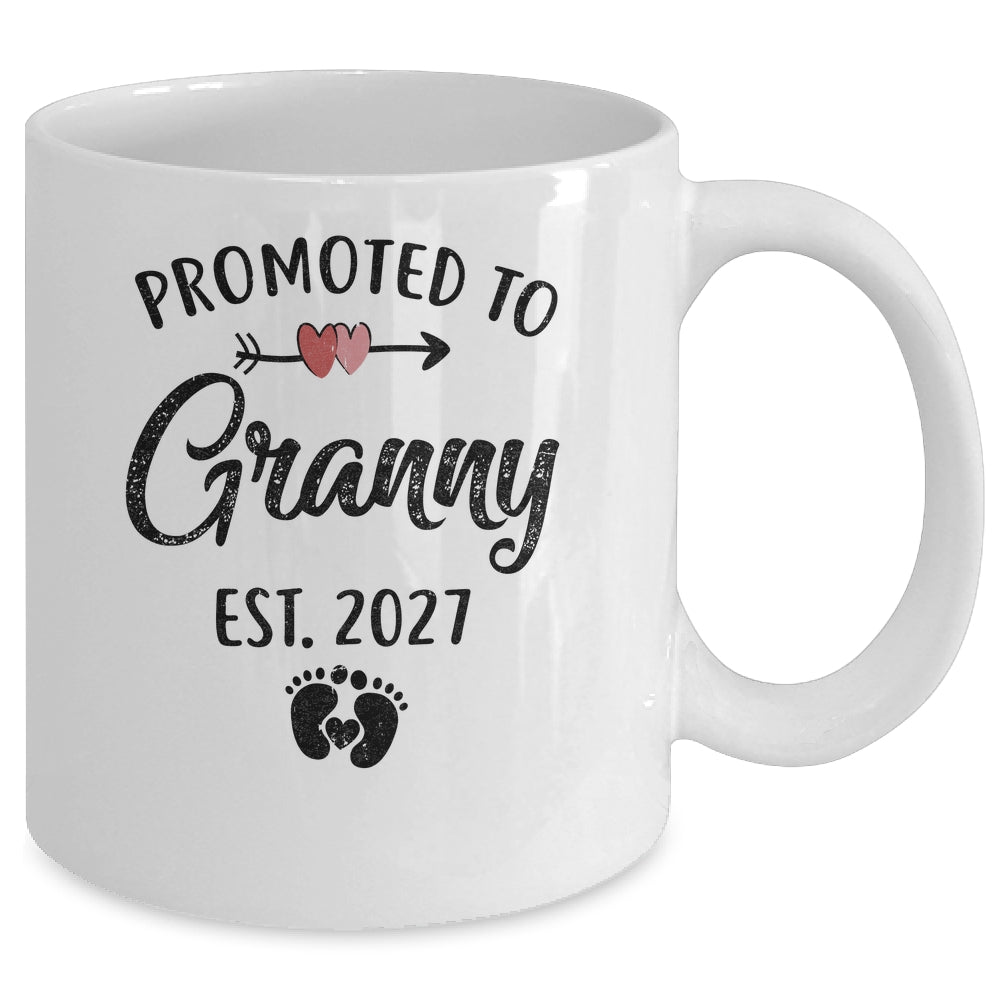Promoted To Granny Est 2027 First Time Mothers Day Mug | siriusteestore