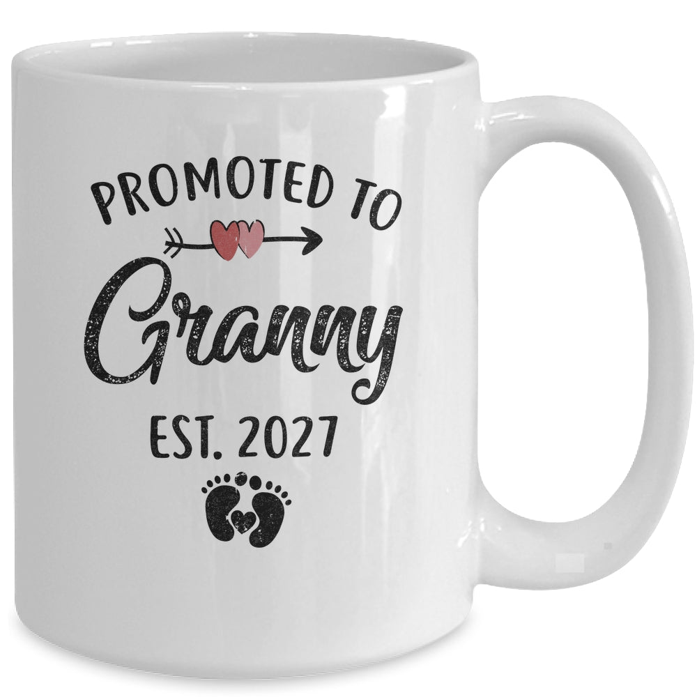 Promoted To Granny Est 2027 First Time Mothers Day Mug | siriusteestore