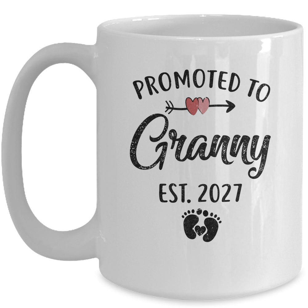 Promoted To Granny Est 2027 First Time Mothers Day Mug | siriusteestore