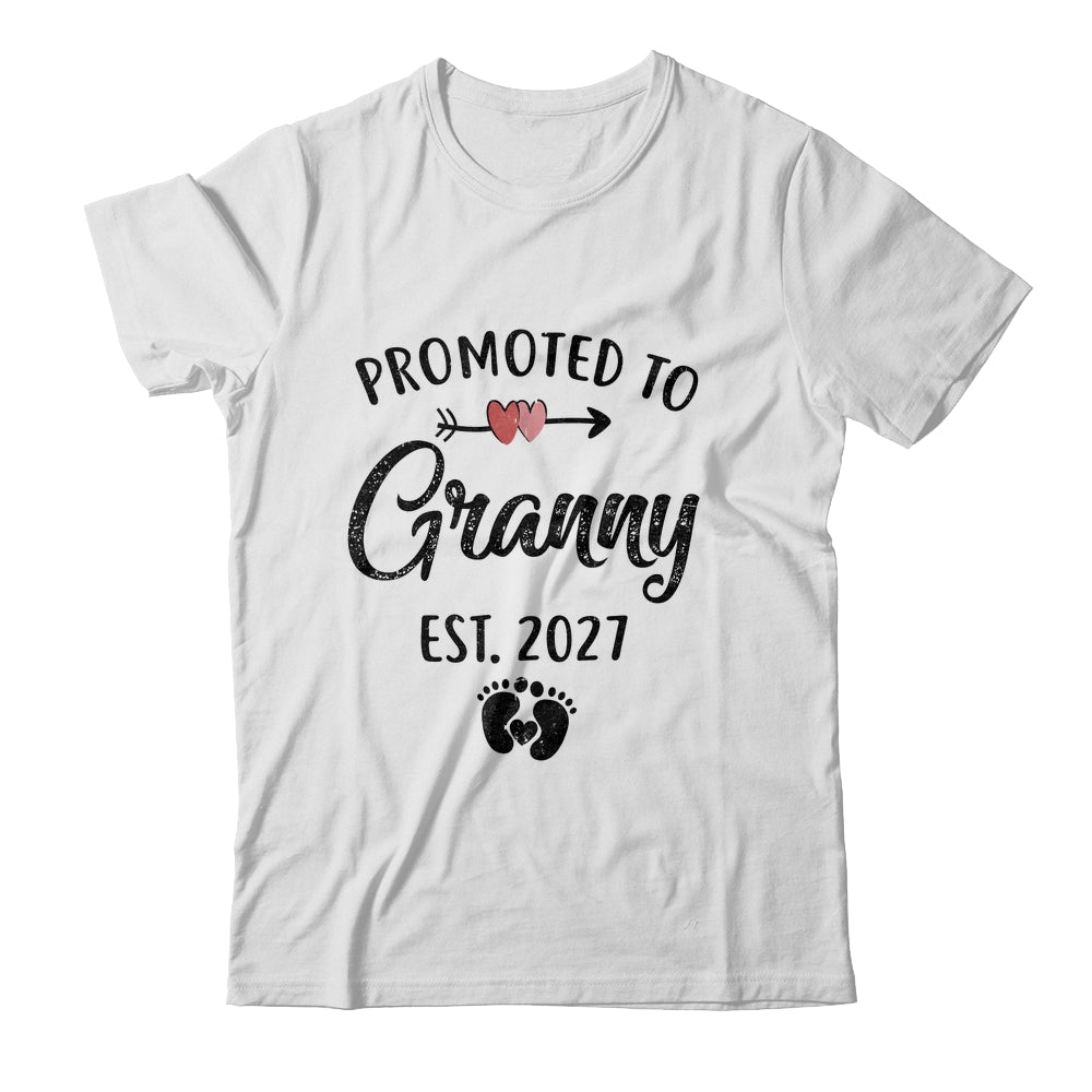 Promoted To Granny Est 2027 First Time Mothers Day Shirt & Hoodie | siriusteestore