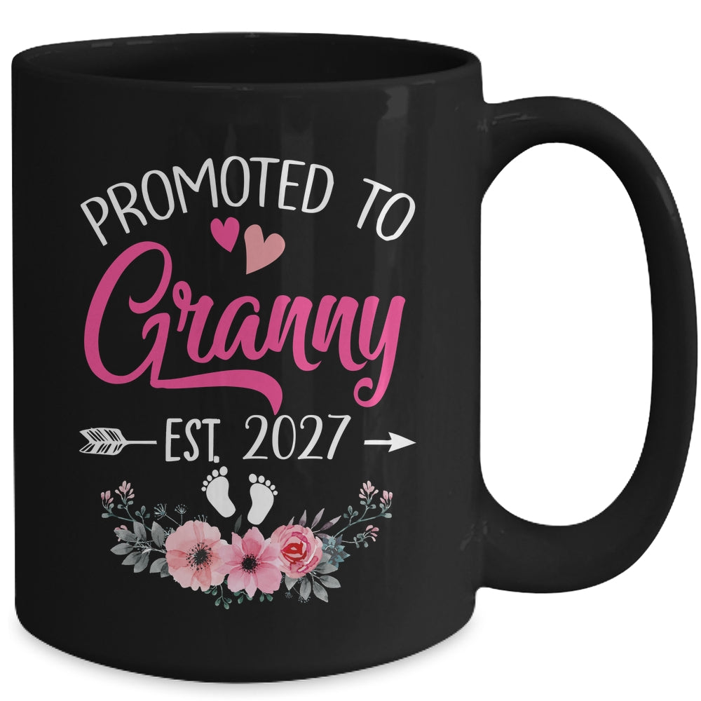 Promoted To Granny Est 2027 Mothers Day First Time Mug | siriusteestore