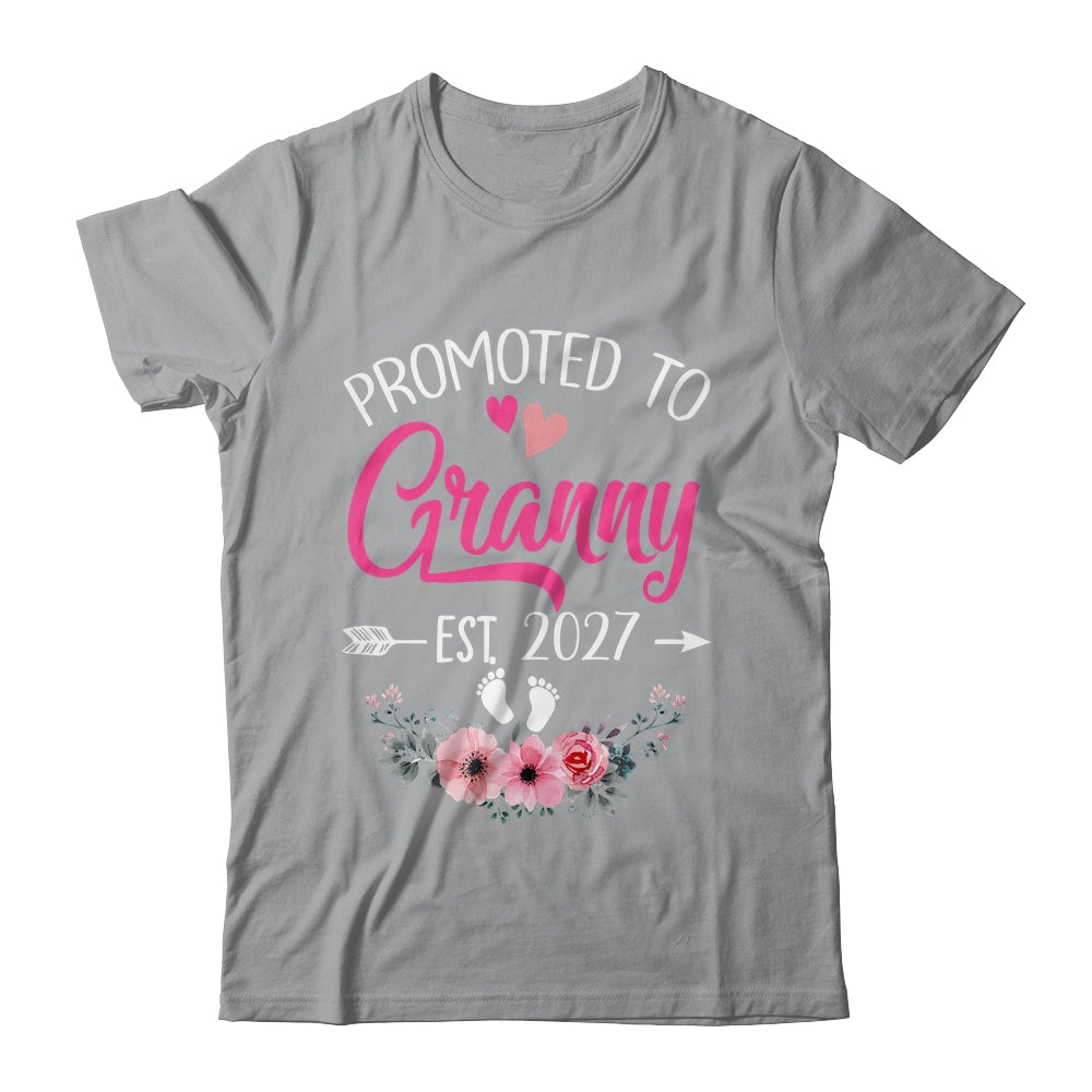 Promoted To Granny Est 2027 Mothers Day First Time Shirt & Tank Top | siriusteestore