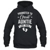 Promoted To Great Auntie Est 2025 Pregnancy Announcement Shirt & Tank Top | siriusteestore