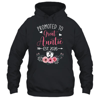Promoted To Great Auntie Est 2026 Mothers Day Shirt & Tank Top | siriusteestore