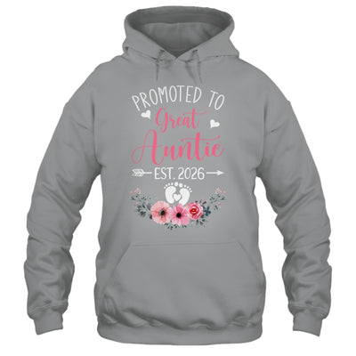 Promoted To Great Auntie Est 2026 Mothers Day Shirt & Tank Top | siriusteestore
