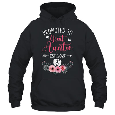 Promoted To Great Auntie Est 2027 Mothers Day Shirt & Tank Top | siriusteestore
