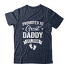 Promoted To Great Daddy Est 2026 Pregnancy Announcement Shirt & Hoodie | siriusteestore