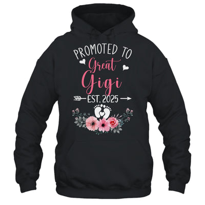 Promoted To Great Gigi Est 2025 Mothers Day Shirt & Tank Top | siriusteestore