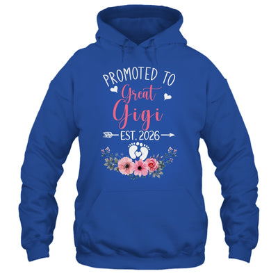 Promoted To Great Gigi Est 2026 Mothers Day Shirt & Tank Top | siriusteestore