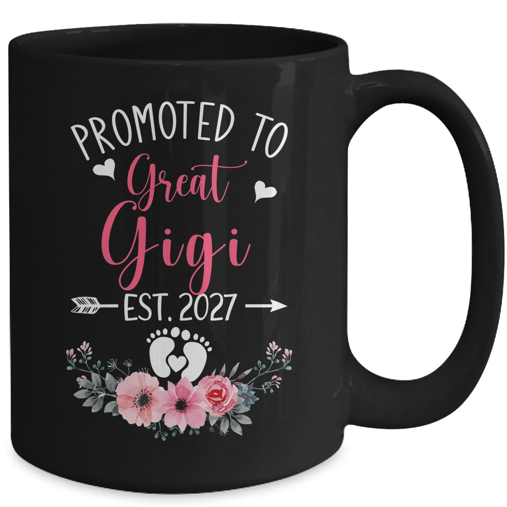 Promoted To Great Gigi Est 2027 Mothers Day Mug | siriusteestore