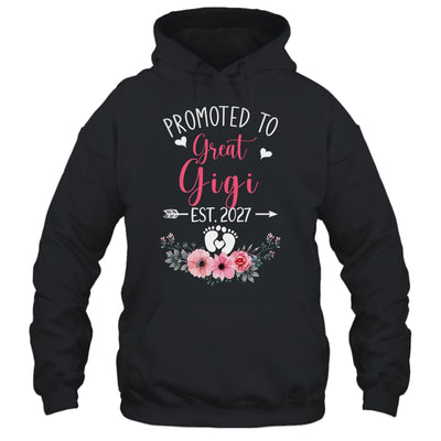 Promoted To Great Gigi Est 2027 Mothers Day Shirt & Tank Top | siriusteestore