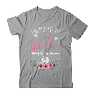 Promoted To Great Godmother Est 2025 Mothers Day Shirt & Tank Top | siriusteestore