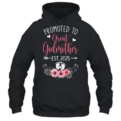 Promoted To Great Godmother Est 2025 Mothers Day Shirt & Tank Top | siriusteestore