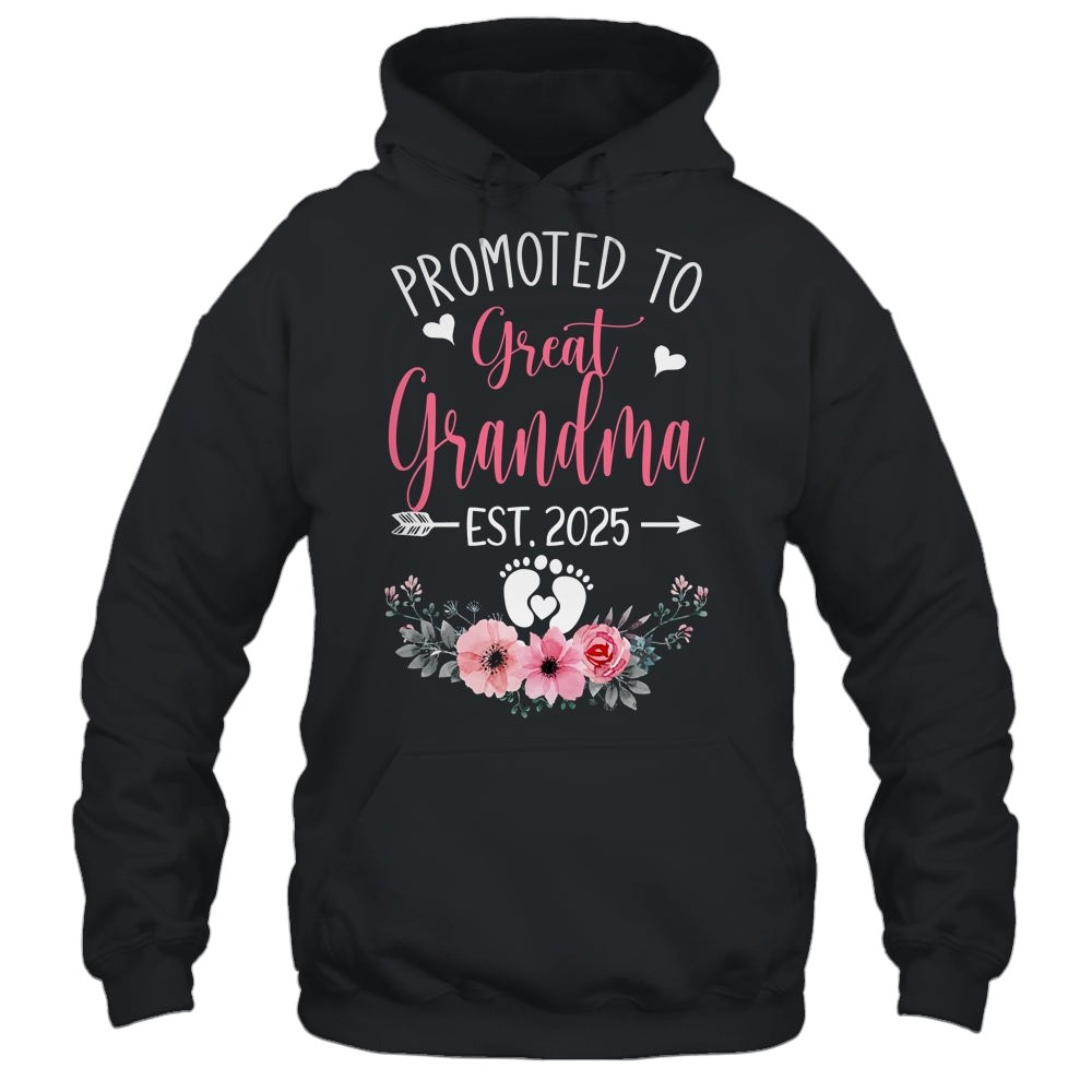 Promoted To Great Grandma Est 2025 Mothers Day Shirt & Tank Top | siriusteestore