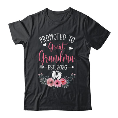 Promoted To Great Grandma Est 2026 Mothers Day Shirt & Tank Top | siriusteestore