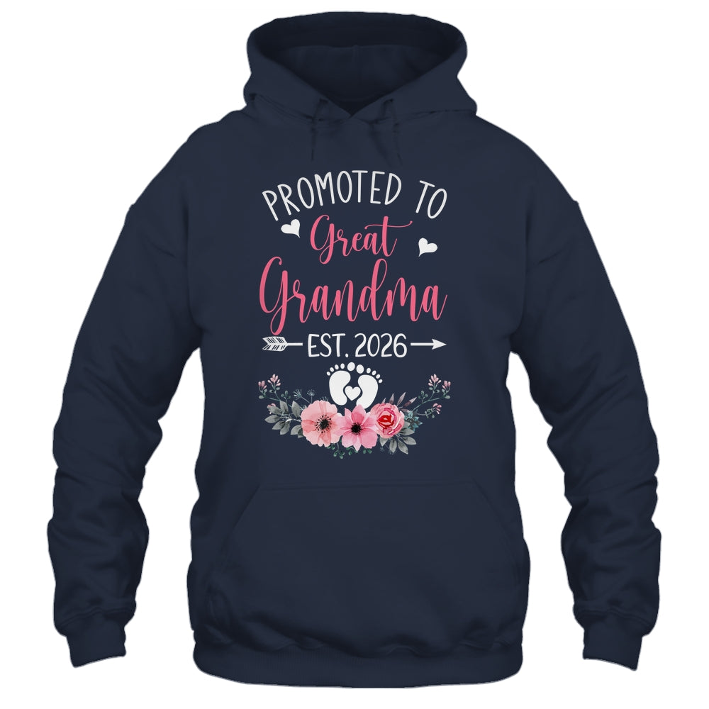 Promoted To Great Grandma Est 2026 Mothers Day Shirt & Tank Top | siriusteestore