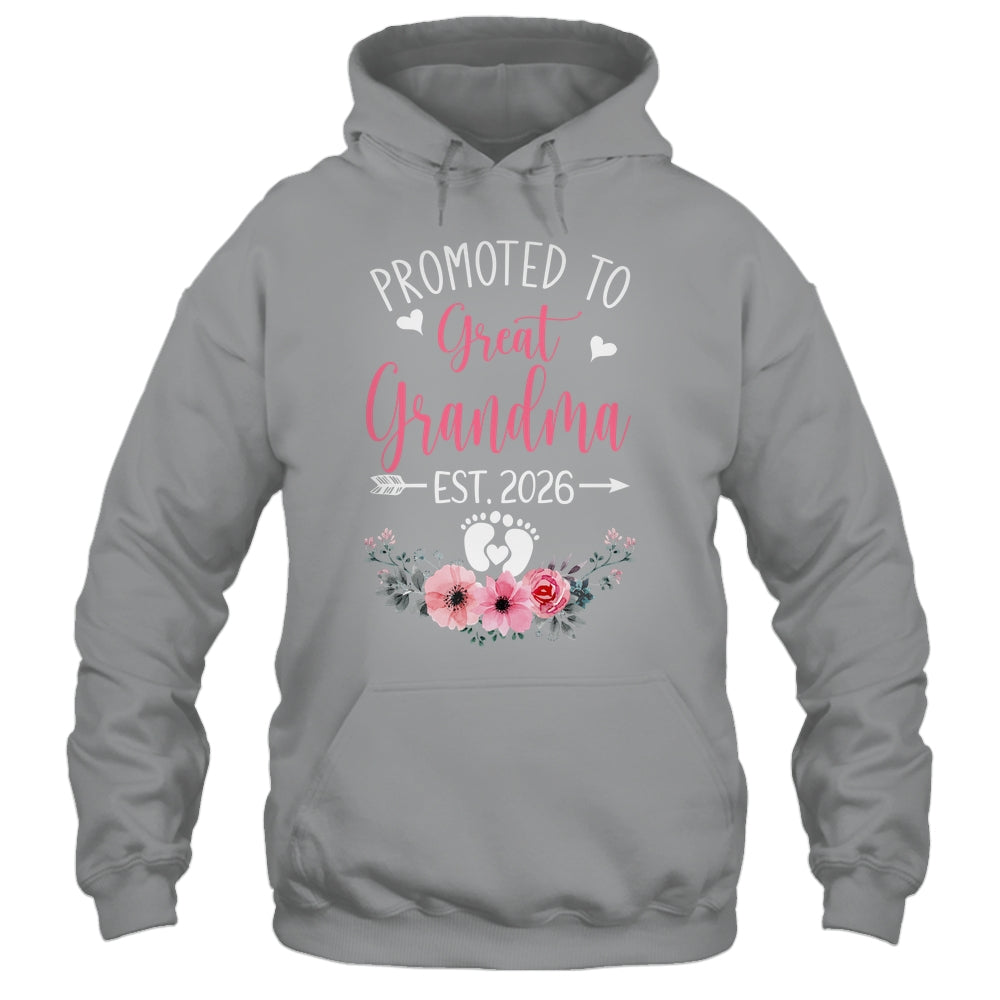 Promoted To Great Grandma Est 2026 Mothers Day Shirt & Tank Top | siriusteestore