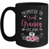 Promoted To Great Granny Est 2025 Mothers Day Mug | siriusteestore