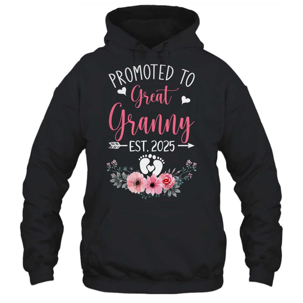 Promoted To Great Granny Est 2025 Mothers Day Shirt & Tank Top | siriusteestore