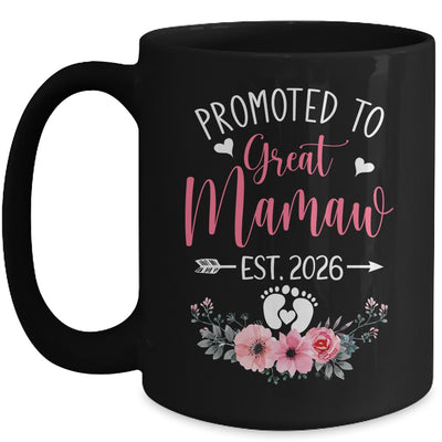 Promoted To Great Mamaw Est 2026 Mothers Day Mug | siriusteestore