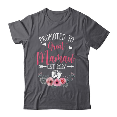 Promoted To Great Mamaw Est 2027 Mothers Day Shirt & Tank Top | siriusteestore