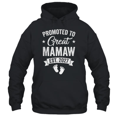 Promoted To Great Mamaw Est 2027 Pregnancy Announcement Shirt & Tank Top | siriusteestore