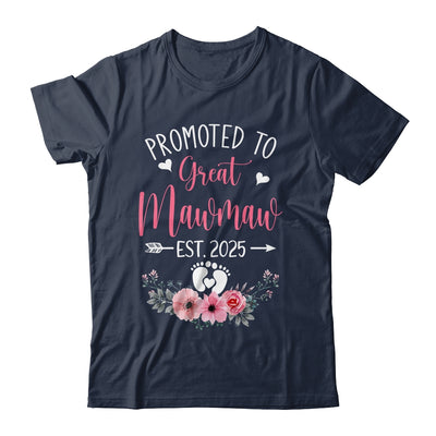 Promoted To Great Mawmaw Est 2025 Mothers Day Shirt & Tank Top | siriusteestore