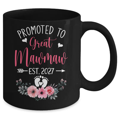 Promoted To Great Mawmaw Est 2027 Mothers Day Mug | siriusteestore