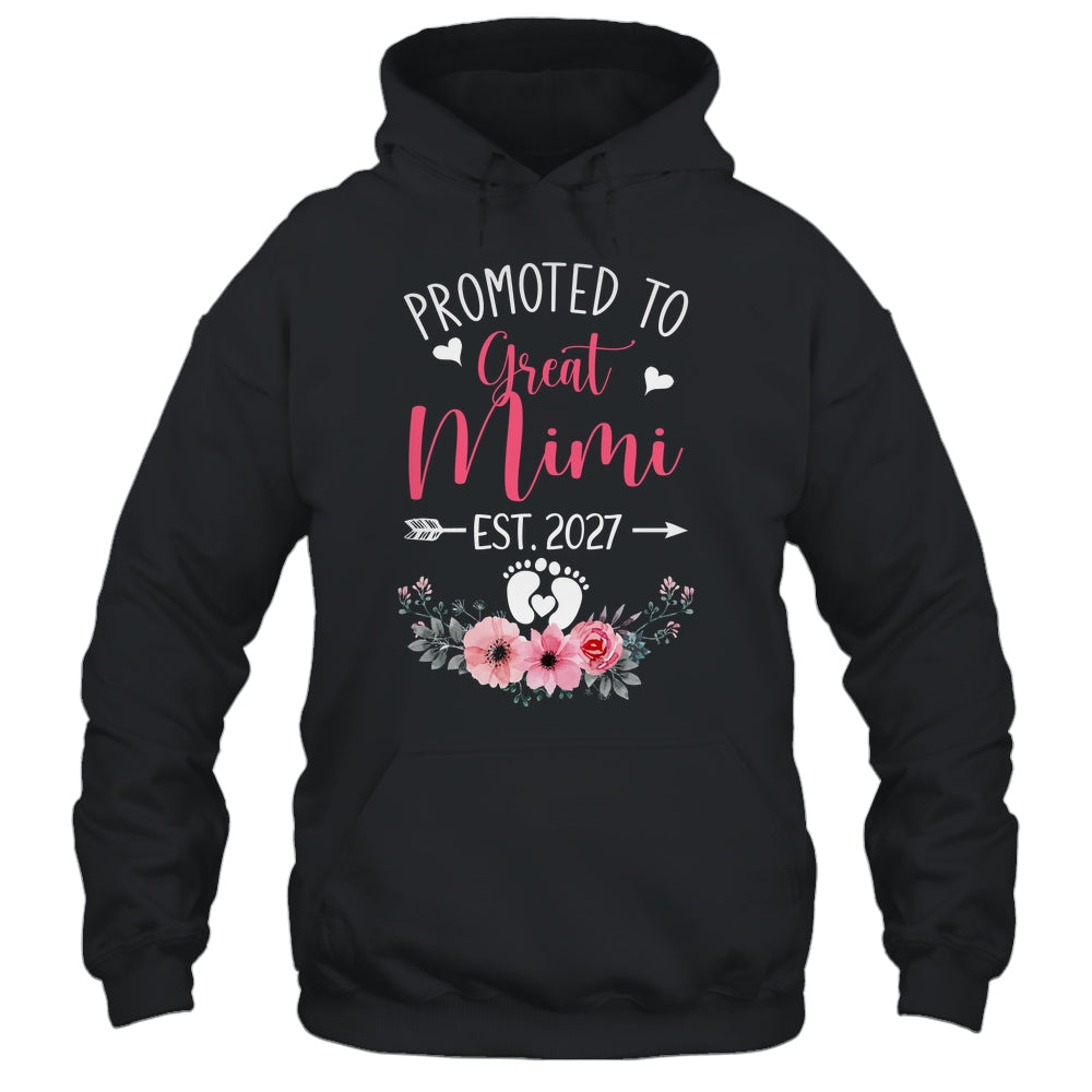 Promoted To Great Mimi Est 2027 Mothers Day Shirt & Tank Top | siriusteestore
