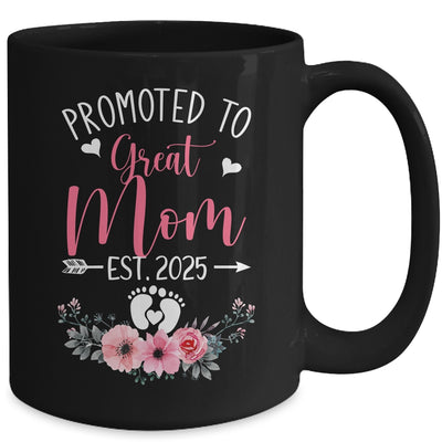 Promoted To Great Mom Est 2025 Mothers Day Mug | siriusteestore