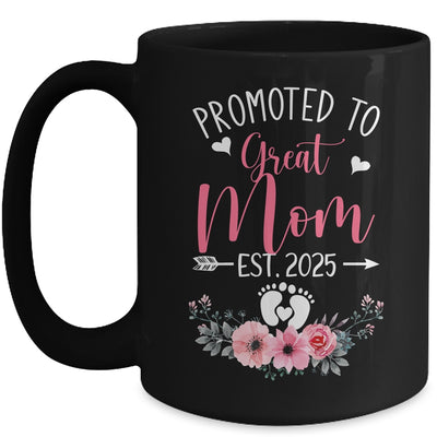 Promoted To Great Mom Est 2025 Mothers Day Mug | siriusteestore