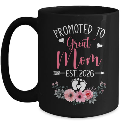 Promoted To Great Mom Est 2026 Mothers Day Mug | siriusteestore