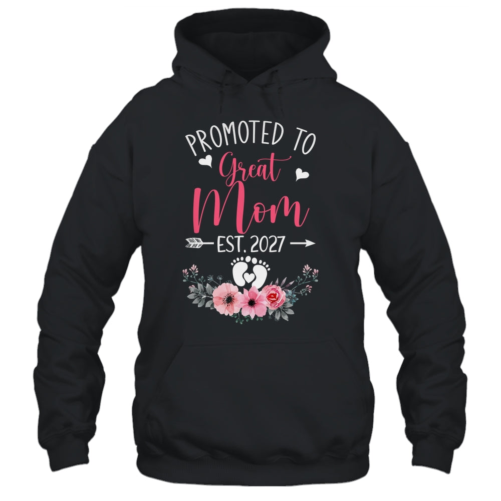 Promoted To Great Mom Est 2027 Mothers Day Shirt & Tank Top | siriusteestore