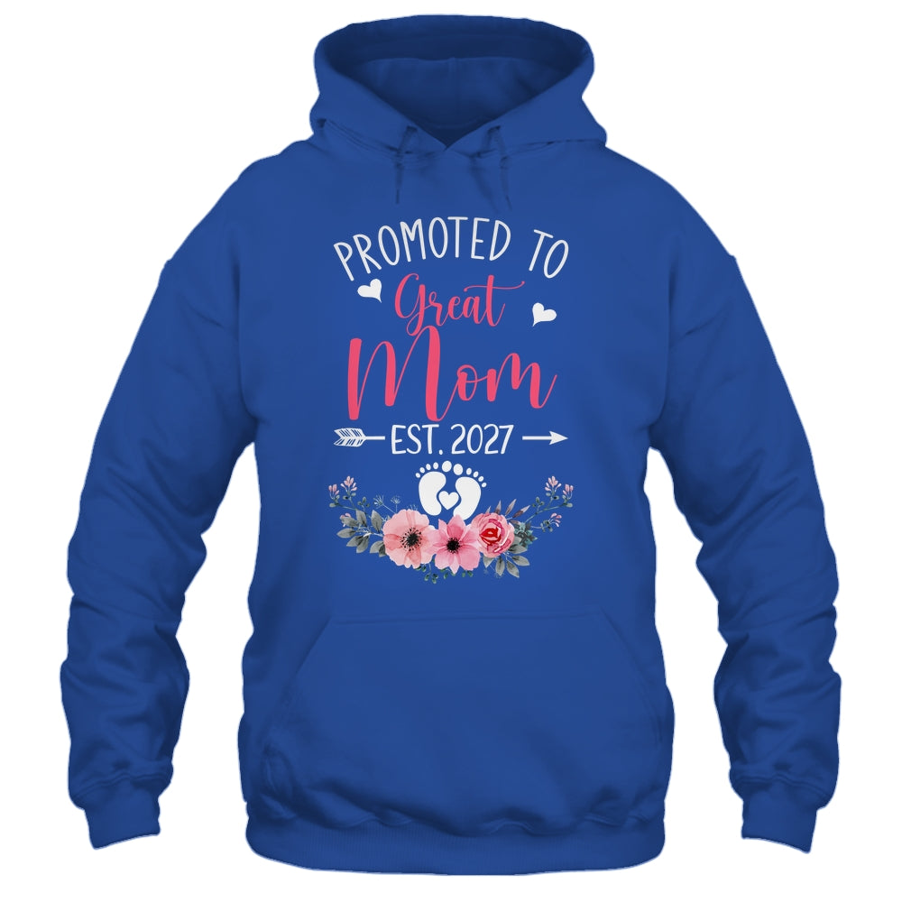 Promoted To Great Mom Est 2027 Mothers Day Shirt & Tank Top | siriusteestore
