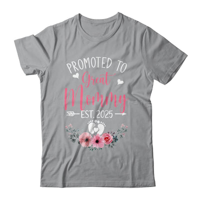 Promoted To Great Mommy Est 2025 Mothers Day Shirt & Tank Top | siriusteestore