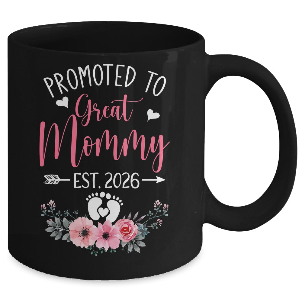 Promoted To Great Mommy Est 2026 Mothers Day Mug | siriusteestore