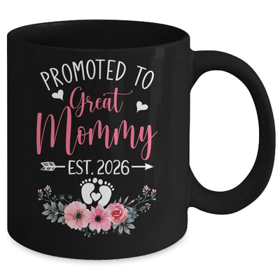 Promoted To Great Mommy Est 2026 Mothers Day Mug | siriusteestore