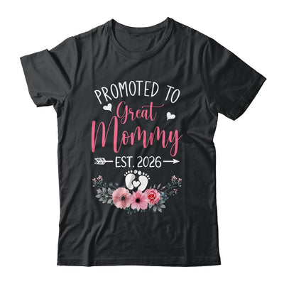Promoted To Great Mommy Est 2026 Mothers Day Shirt & Tank Top | siriusteestore