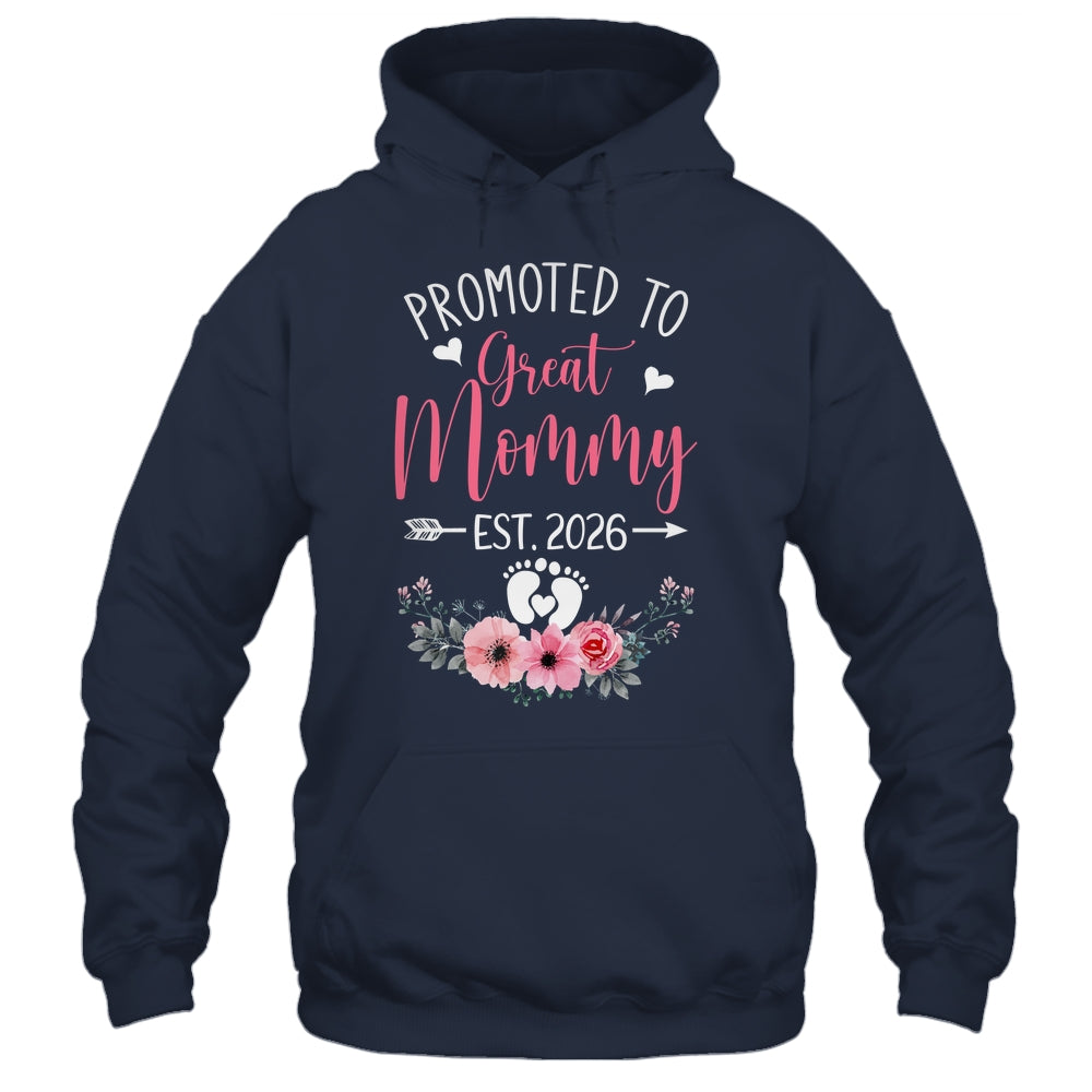 Promoted To Great Mommy Est 2026 Mothers Day Shirt & Tank Top | siriusteestore