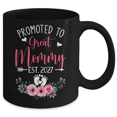 Promoted To Great Mommy Est 2027 Mothers Day Mug | siriusteestore