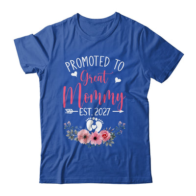 Promoted To Great Mommy Est 2027 Mothers Day Shirt & Tank Top | siriusteestore
