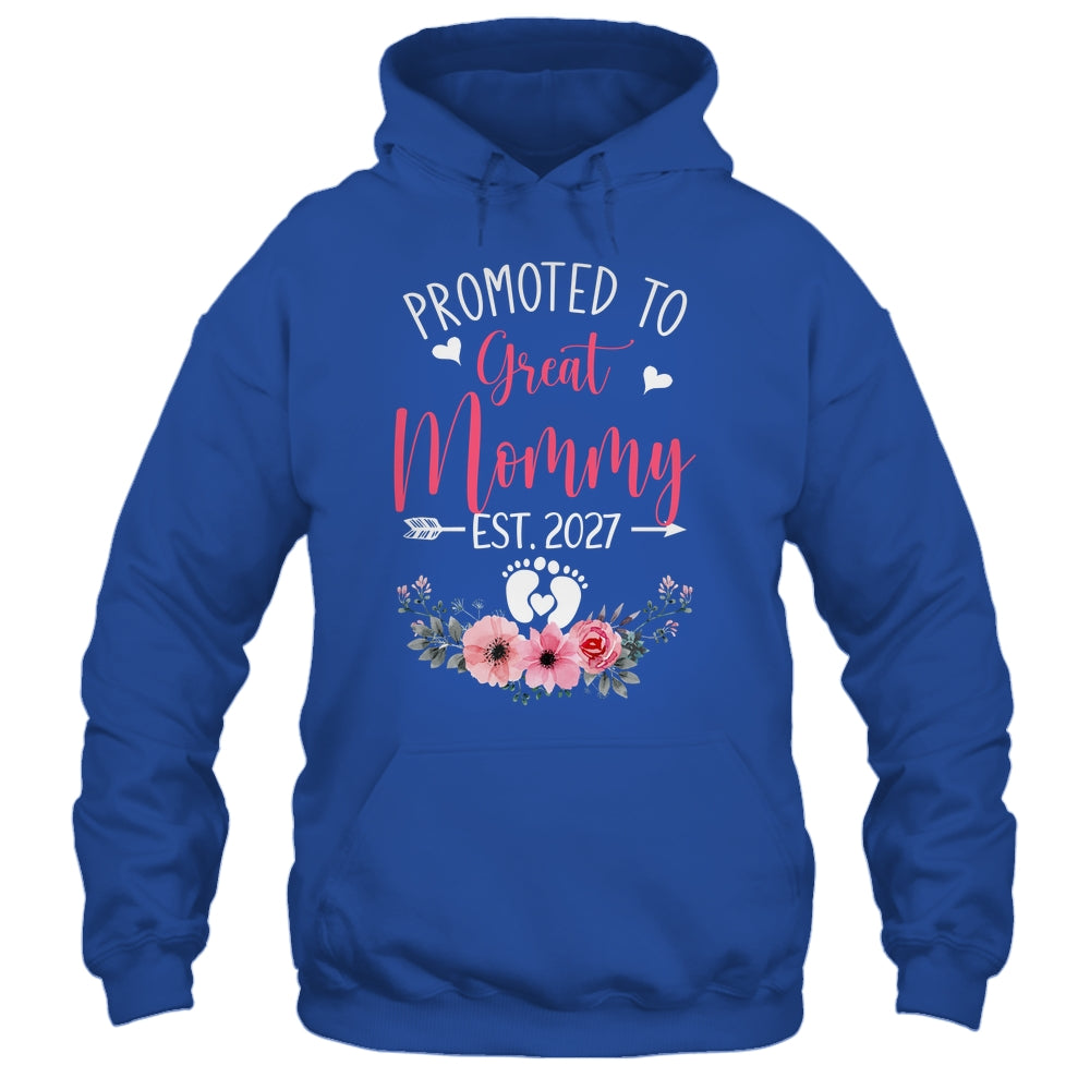 Promoted To Great Mommy Est 2027 Mothers Day Shirt & Tank Top | siriusteestore