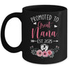 Promoted To Great Nana Est 2025 Mothers Day Mug | siriusteestore