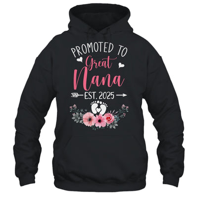 Promoted To Great Nana Est 2025 Mothers Day Shirt & Tank Top | siriusteestore