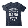 Promoted To Great Nana Est 2025 Pregnancy Announcement Shirt & Tank Top | siriusteestore
