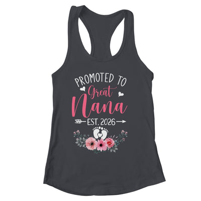 Promoted To Great Nana Est 2026 Mothers Day Shirt & Tank Top | siriusteestore